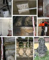 Kacheln mit verschiedenen Denkmalen aus Sachsen und Sachsen-Anhalt (Fotos: IDK)