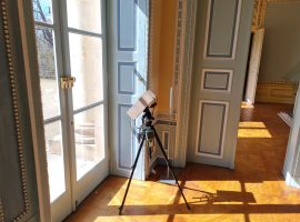 Lichtmessung in einem Schloss